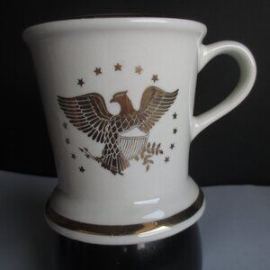 Vgt. Atlas China Shaving Mug/22K Gold Accents